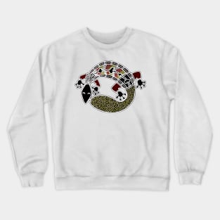 Aboriginal Art - Gecko Crewneck Sweatshirt